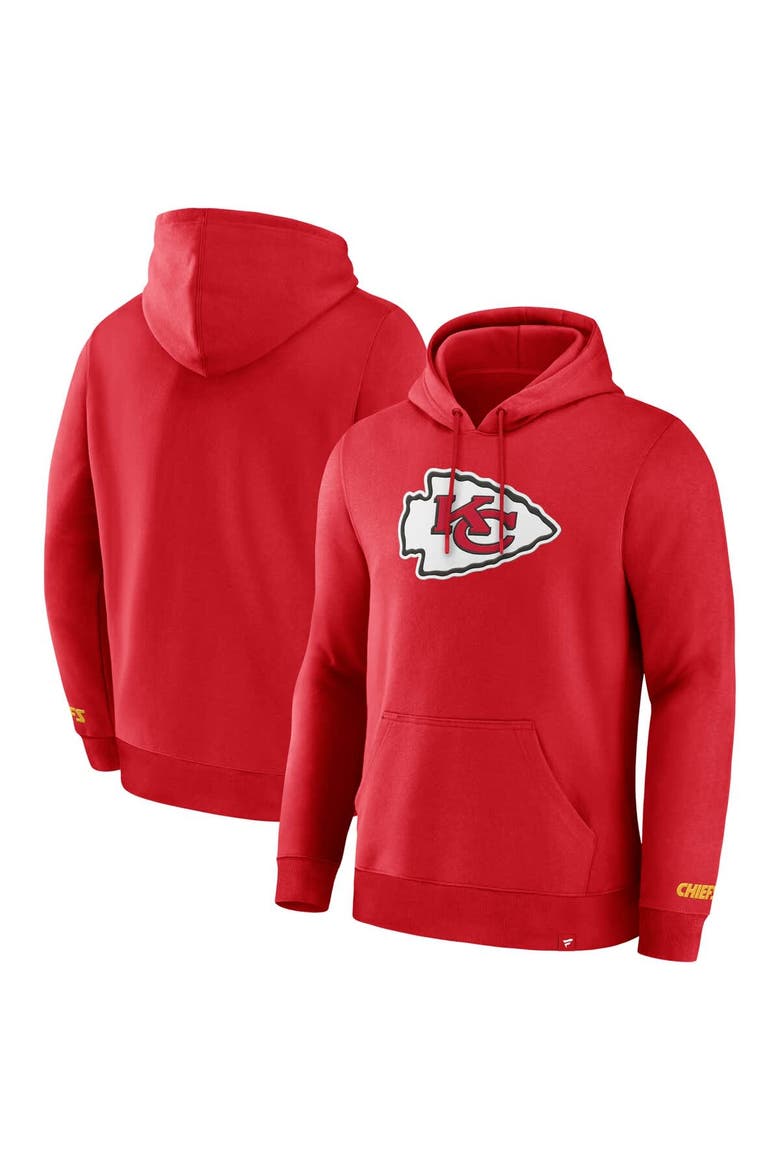 Men's Fanatics  Red Kansas City Chiefs Legacy Fleece Pullover Hoodie, Main, color, Red