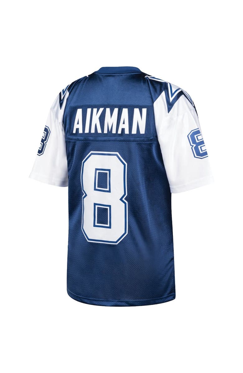 Mitchell & Ness Men's Mitchell & Ness Troy Aikman Navy Dallas Cowboys 1996 Authentic Retired Player Jersey, Alternate, color, 
