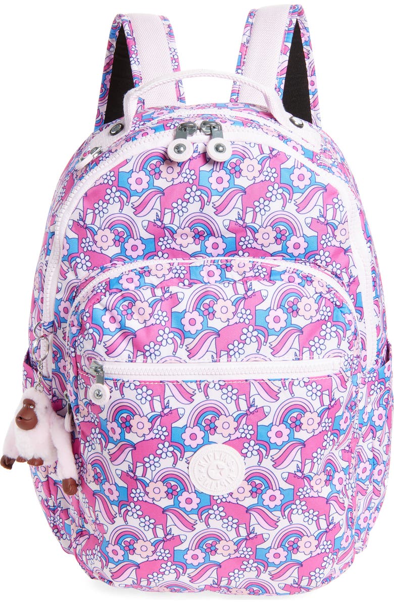 Kipling Kids' Seoul Backpack, Main, color, Mystical Mane