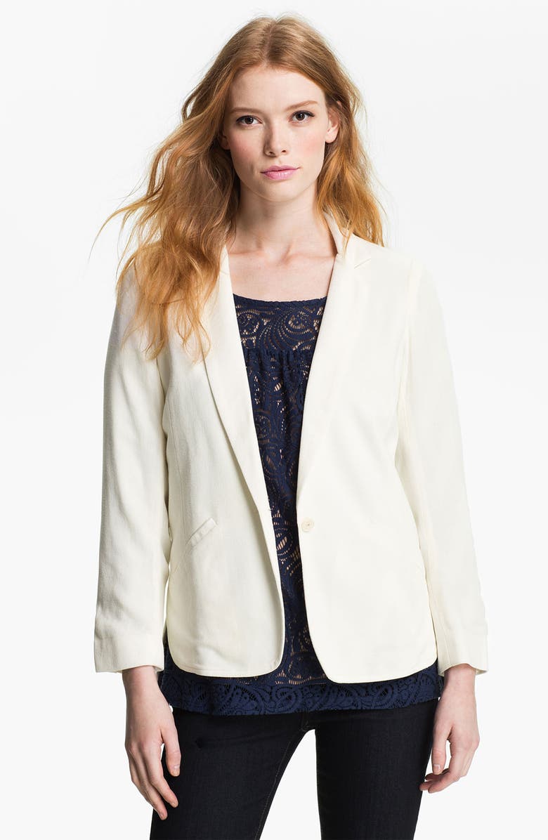 Ella Moss 'Mazzy' Curved Hem Blazer, Main, color, 