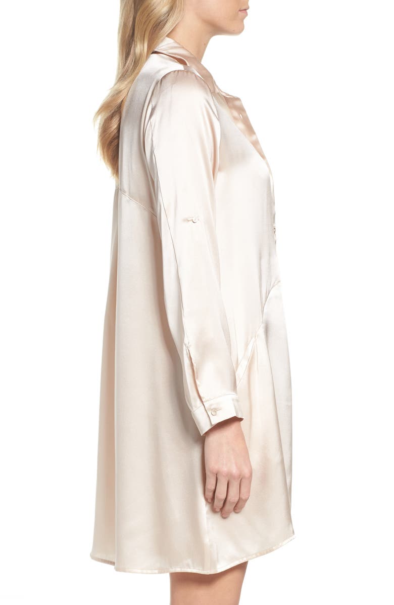 Papinelle Silk Sleep Shirt, Alternate, color, 