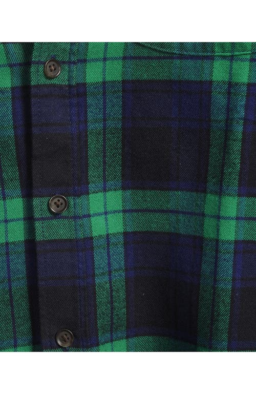 Lands' End Traditional Fit Flagship Flannel Shirt In Multi