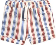 Mini Boden Stripe Stretch Cotton Shorts
