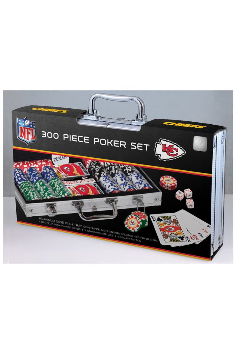 Kansas City Chiefs 300 Piece Poker Set, Main, color, Multicolor