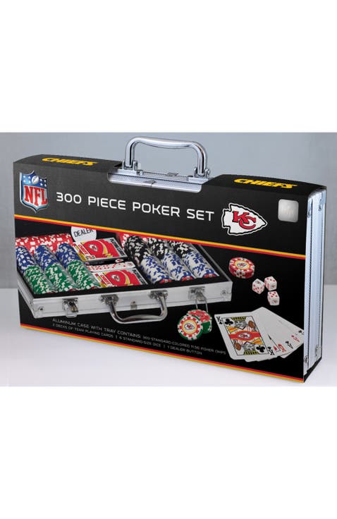 Kansas City Chiefs 300 Piece Poker Set