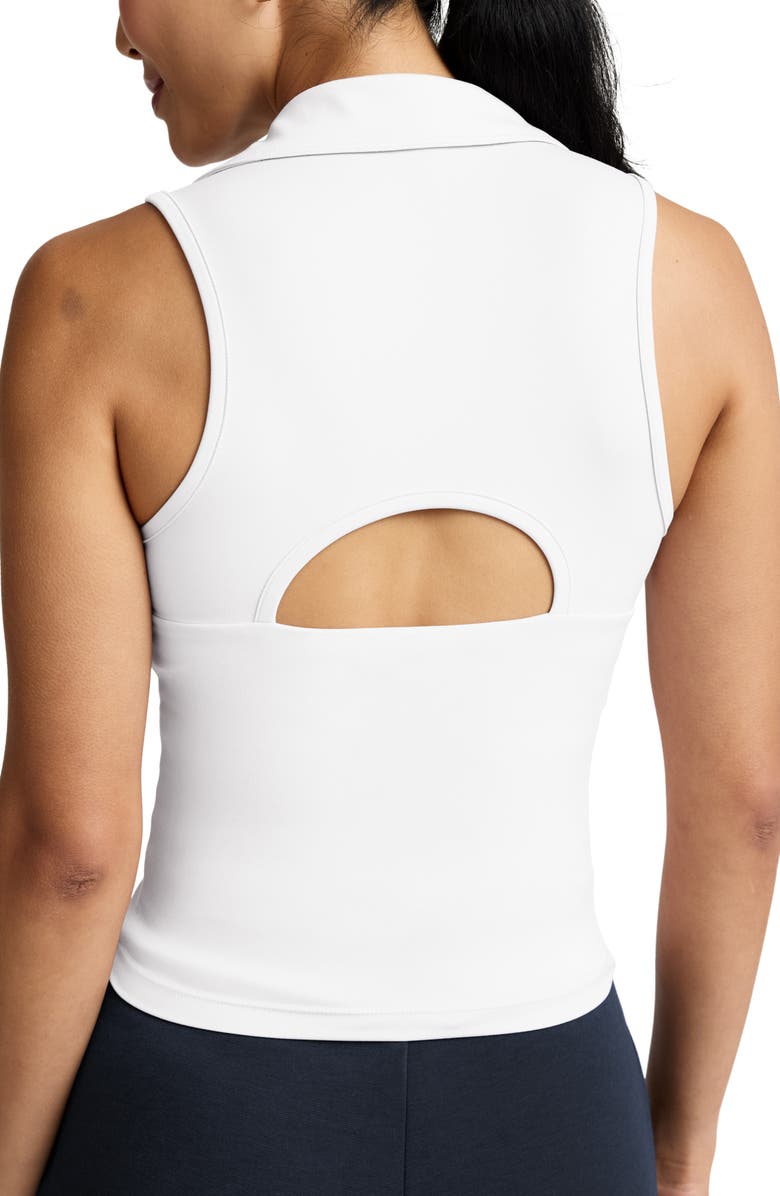 Beyond Yoga Sport Active Polo Tank, Alternate, color, White