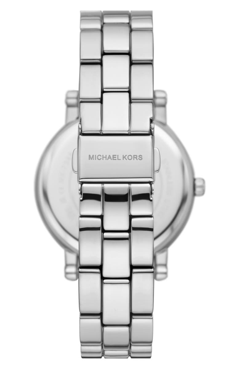 KORS Michael Kors Corey 3-Hand Quartz CZ Pavé Bracelet Watch, 38mm, Alternate, color, 