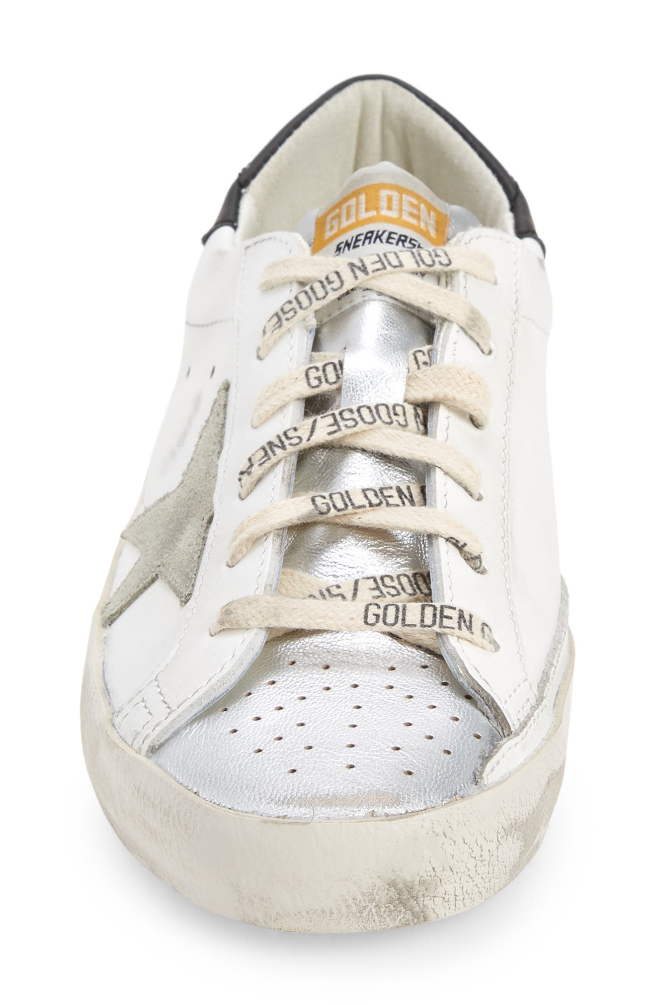 Golden Goose Super-Star Low Top Sneaker, Alternate, color, White/ Taupe