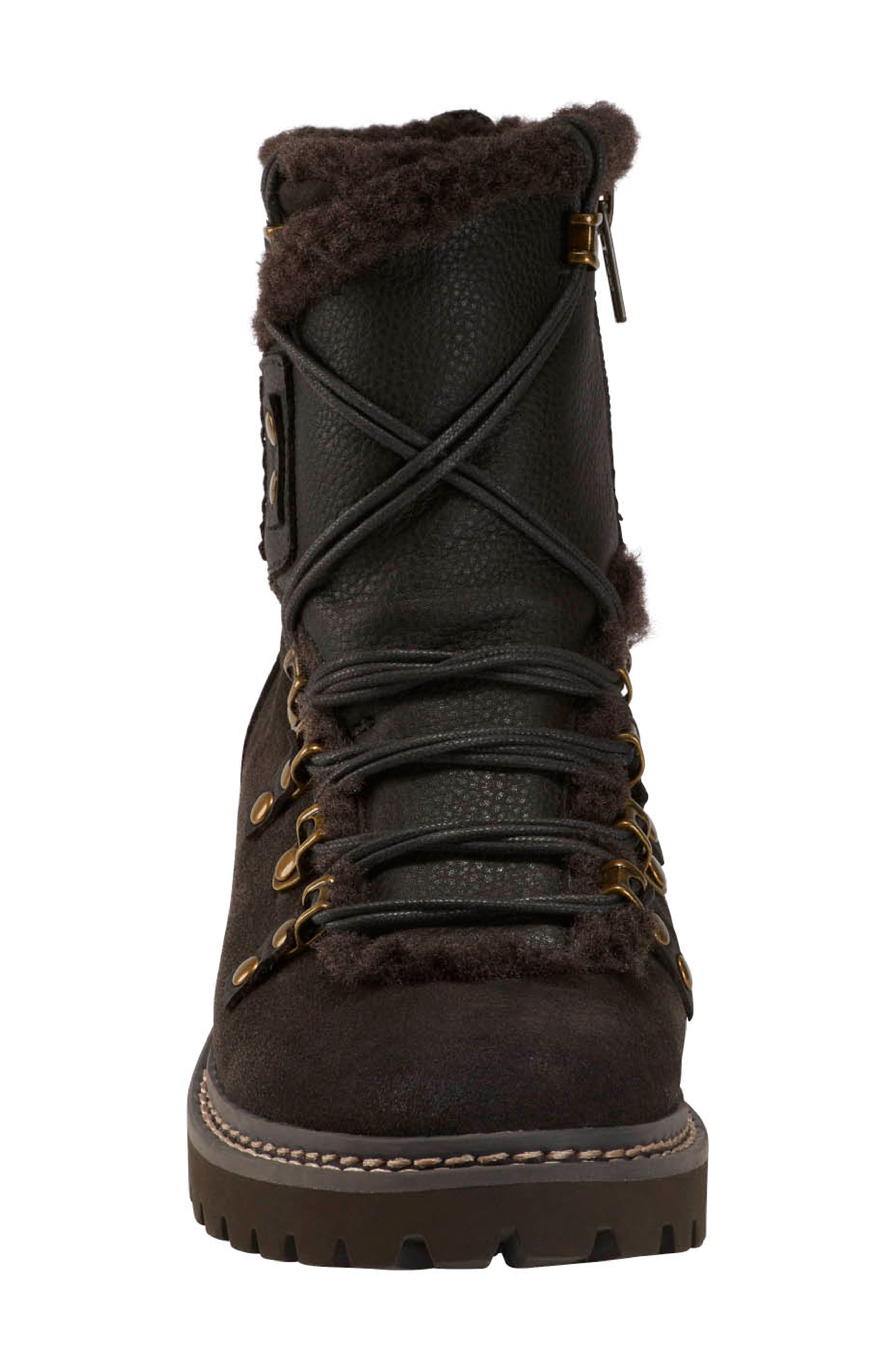 Glacier Waterproof Boot, Alternate, color, DARK BROWN SUEDE
