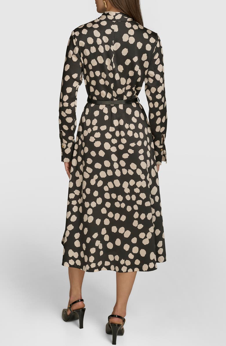 Donna Karan New York Belted A-Line Dress, Alternate, color, 