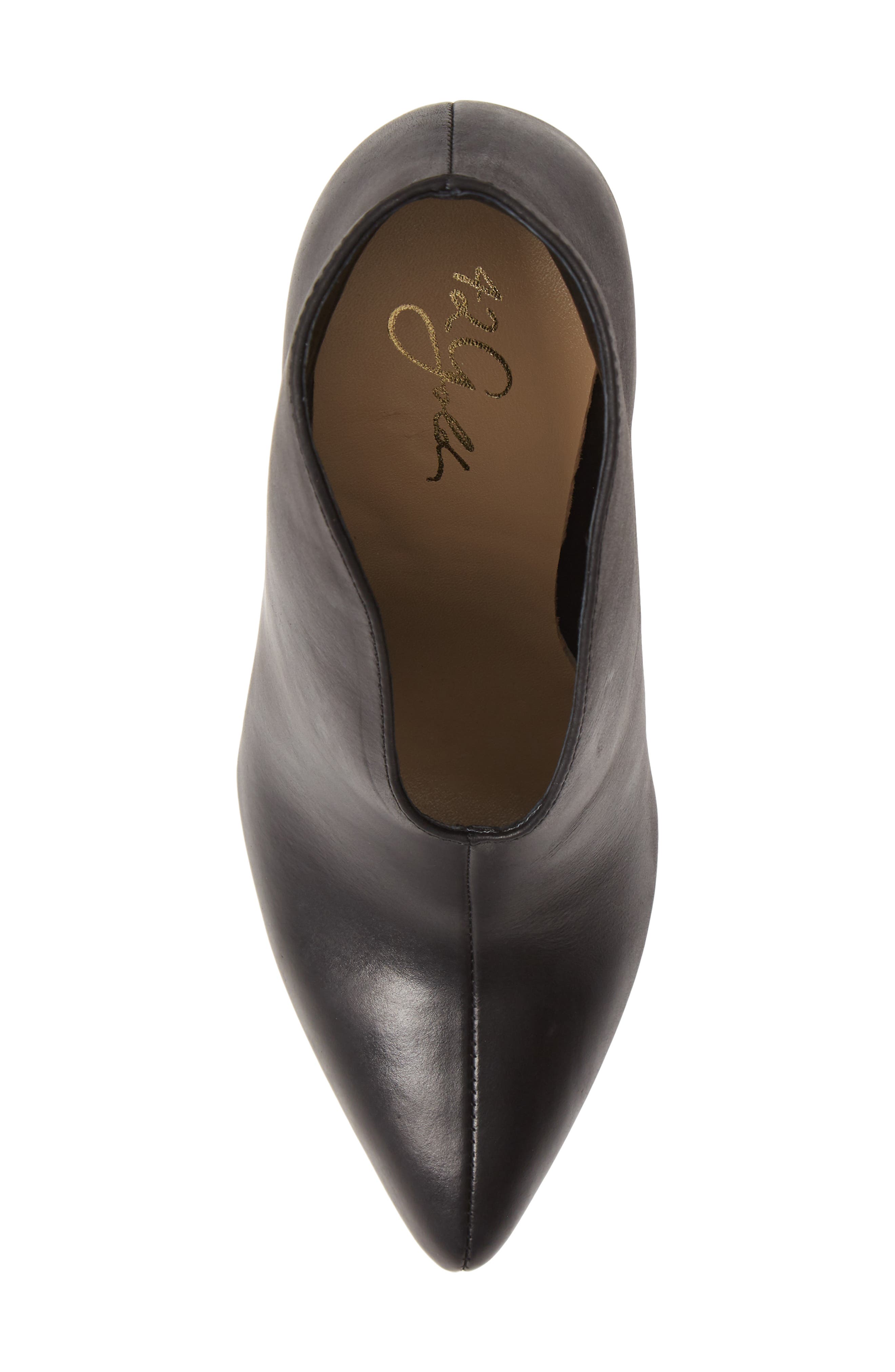 Kisses Bootie, Alternate, color, BLACK LEATHER