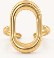 Meideya Open Oval Ring