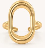 Meideya Open Oval Ring