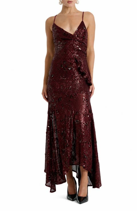Sorrel Sequin Sleeveless Gown
