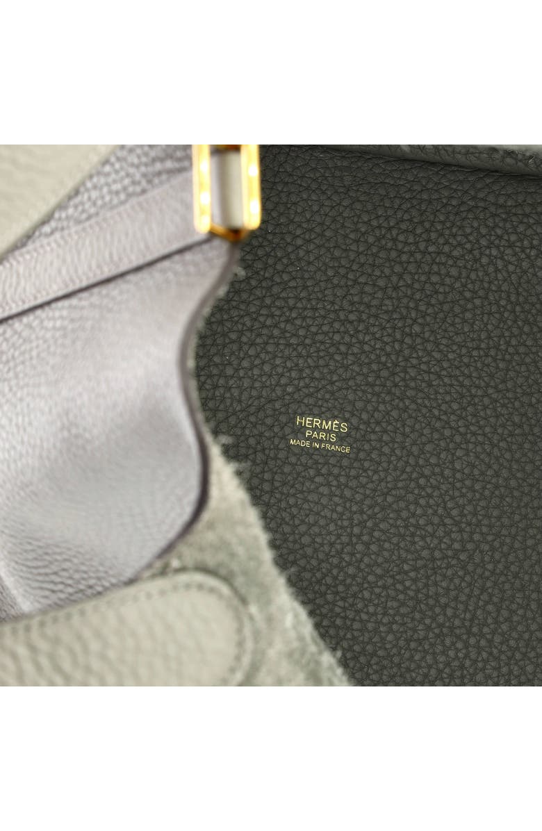 Pre-Owned Hermes Picotin Lock Bag Clemence MM, Alternate, color, Gris Meyer
