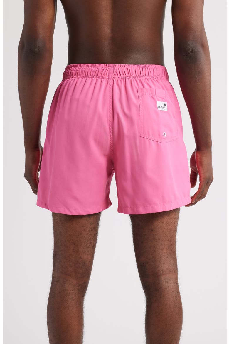 Solid Swim Trunks, Alternate, color, PINK