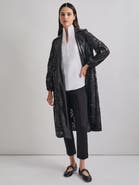 Misook Heritage Fit Open Front Vegan Leather Jacket