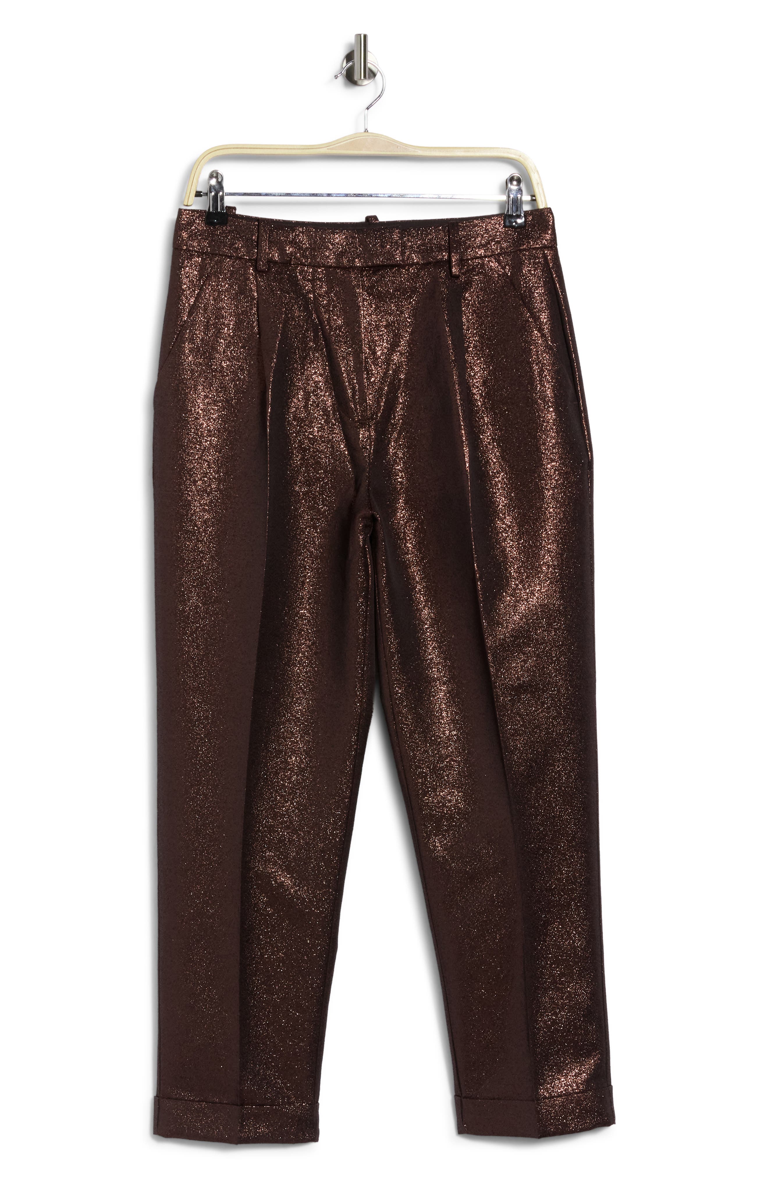 Sienna Sparkle Tapered Metallic Trousers