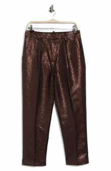 Sienna Sparkle Tapered Metallic Trousers