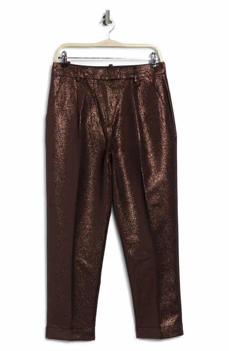 Sienna Sparkle Tapered Metallic Trousers