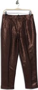 Reiss Sienna Sparkle Tapered Metallic Trousers