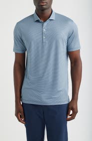 johnnie-O Tile Neat Performance Jersey Polo