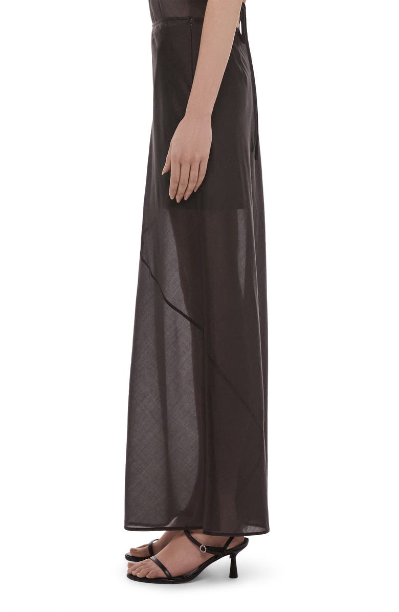 Helmut Lang Layered Sheer Skirt, Alternate, color, 