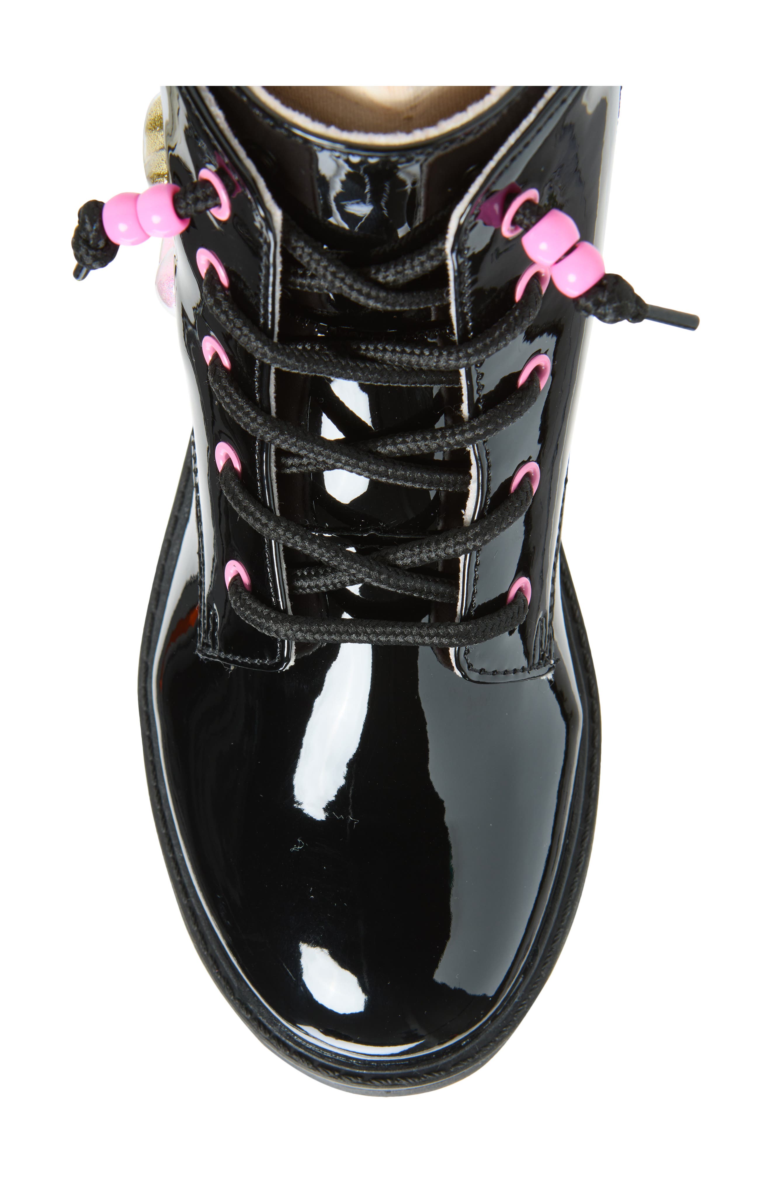 Kids' Palmer Combat Boot, Alternate, color, BLACK MULTI