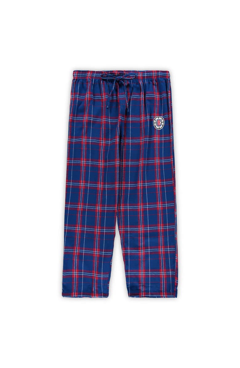 CONCEPTS SPORT Men's Concepts Sport Royal LA Clippers Big & Tall Ethos T-Shirt and Pants Sleep Set, Alternate, color,