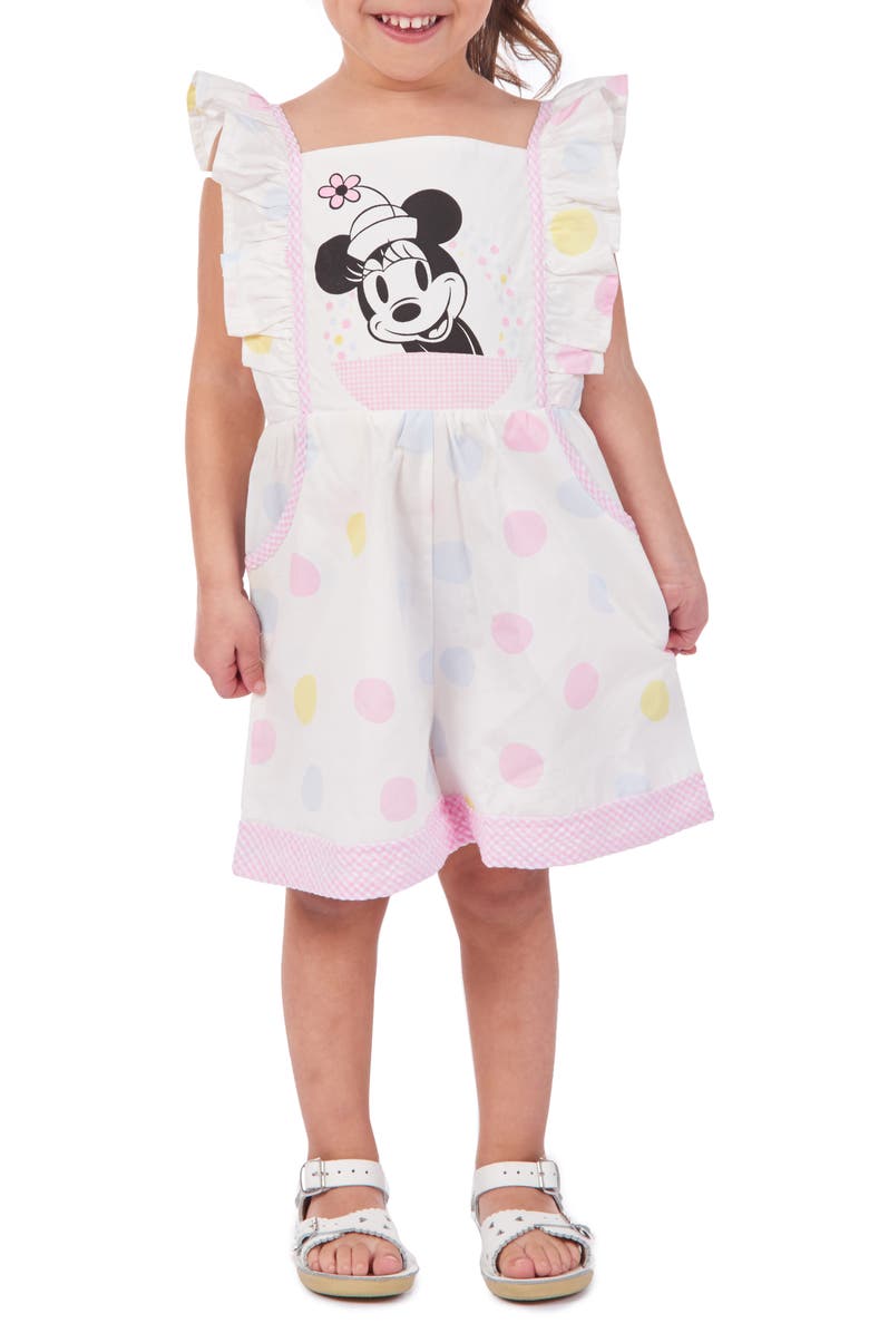 Pippa & Julie x Disney Polka Dot Romper, Alternate, color, 