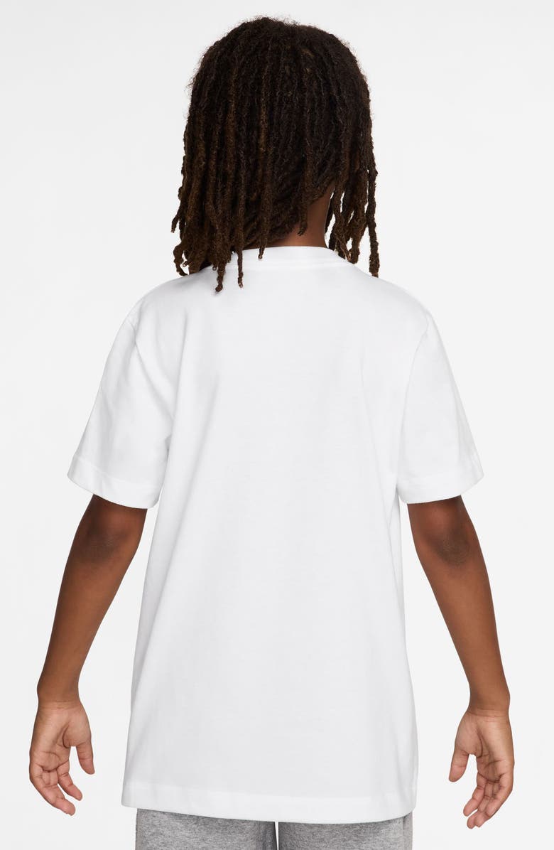 Nike Kids' Sportswear Global Sportswear Cotton Graphic T-Shirt, Alternate, color, White