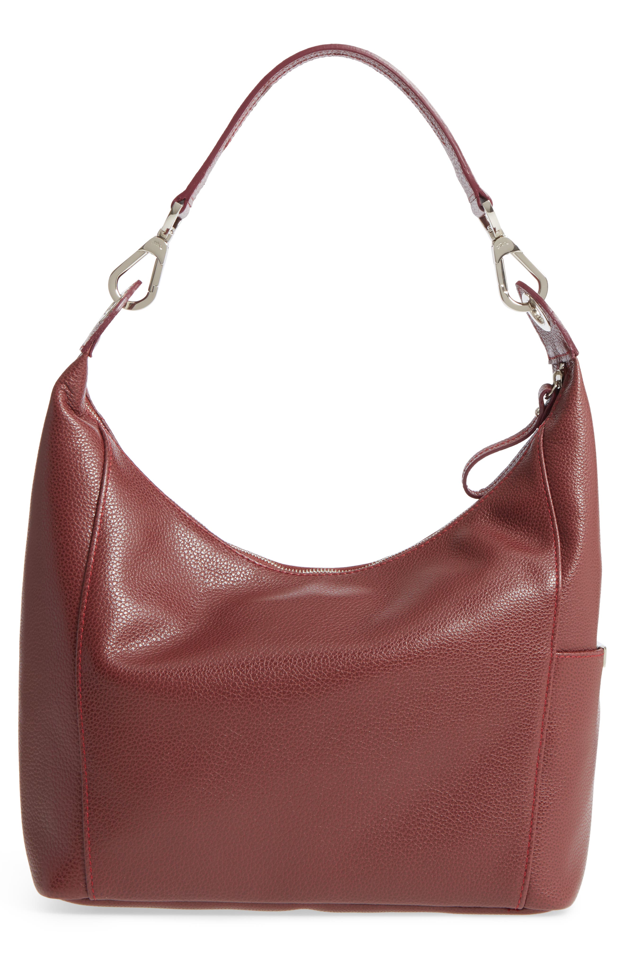 Longchamp 'Le Foulonne' Leather Hobo Bag, Alternate, color, 