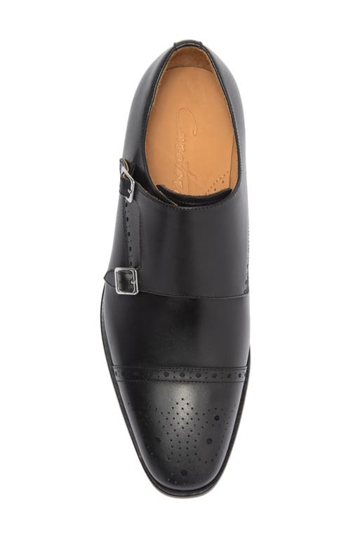 Curatore Cap Toe Double Monk Leather Loafer