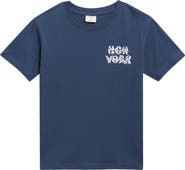 PacSun Kids' New York Bubble Embroidered Cotton T-Shirt