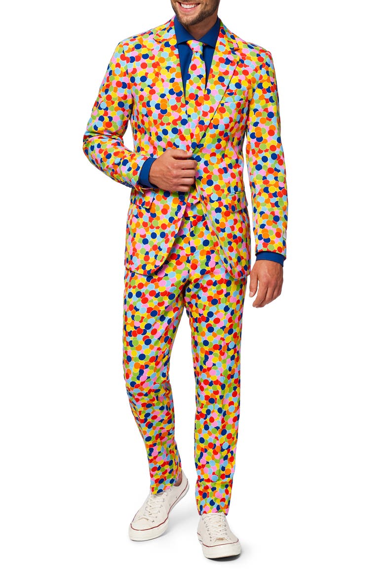 Confetteroni 3-Piece Tuxedo Set, Main, color, MULTI
