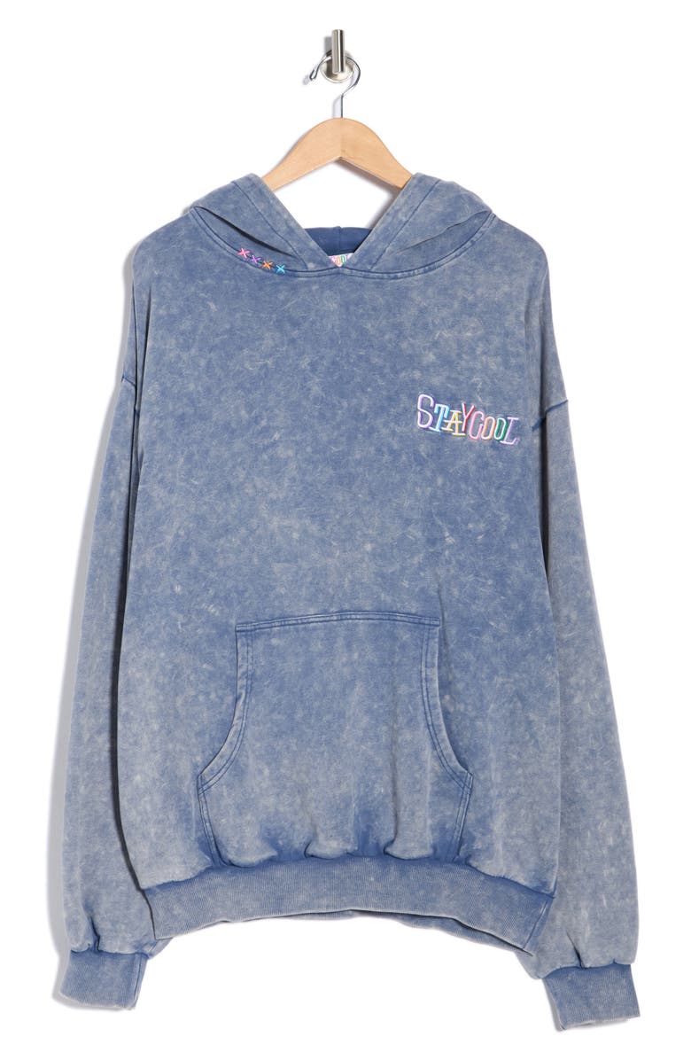 STAYCOOL Tribal Acid Hoodie, Main, color, Denim