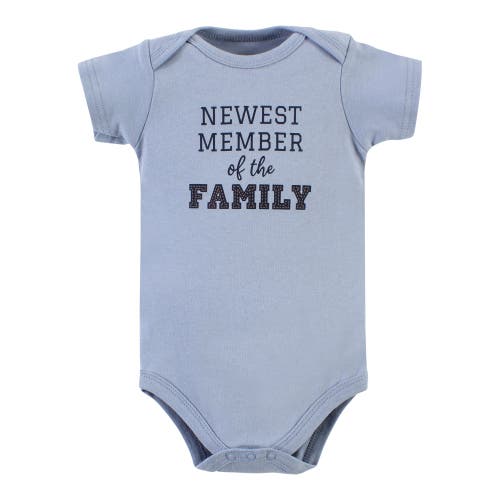 Hudson Baby Essential Cotton Bodysuits 5-piece Set In Multi