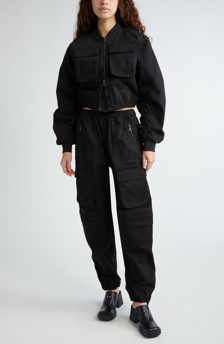 DIESEL<sup>®</sup> G-Khlo Crop Bomber Jacket, Alternate, color, 