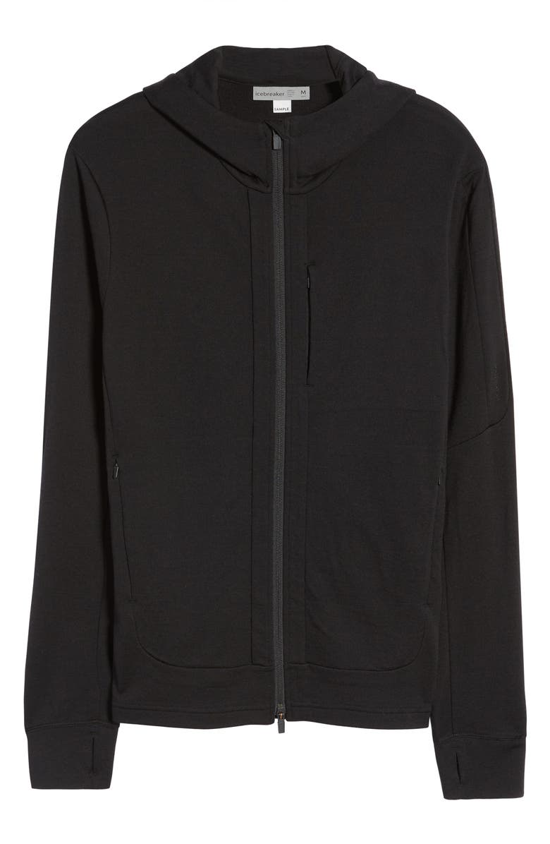 Icebreaker Quantum III Merino Wool Zip Hoodie, Alternate, color, 