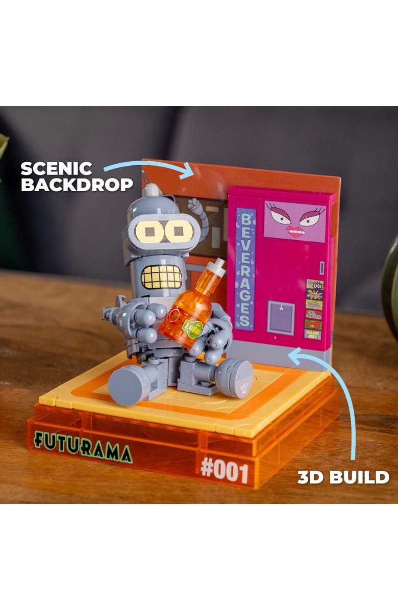 Brickcraft Futurama Baby Bender BOX! #001 Building Set, Alternate, color, Black
