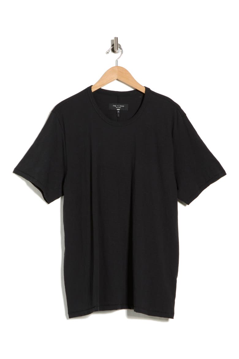 Classic Cotton Slub Jersey T-Shirt, Main, color, BLACK