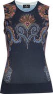 Etro Printed Knit Tank