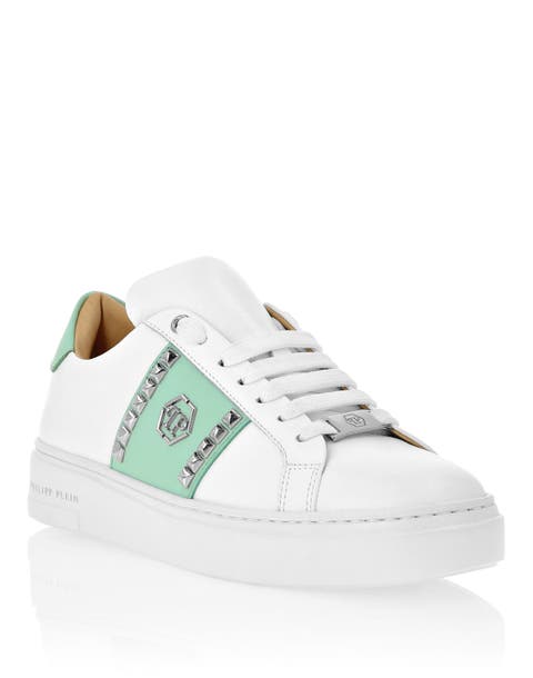 Leather Lo-Top Sneakers Studs Unisex