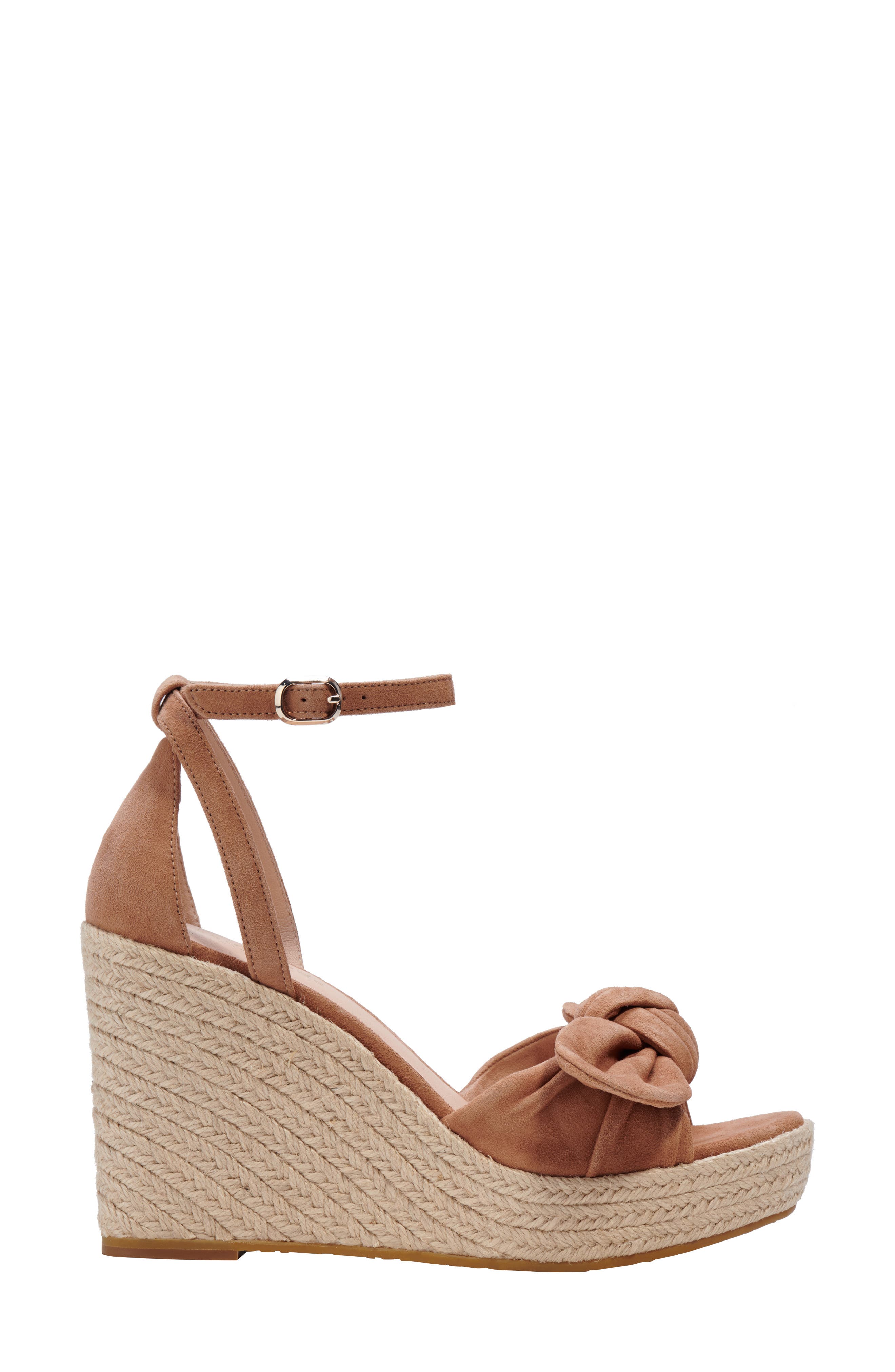 Kate Spade New York tianna espadrille wedge sandal, Alternate, color, Medium Biscotti