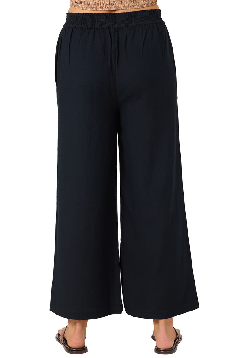 Sanders Wide Leg Pants, Alternate, color, BLACK