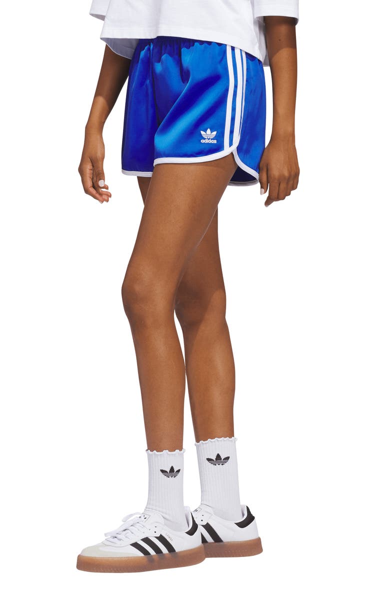 adidas 3-Stripe Sprinter Shorts, Main, color, Blue