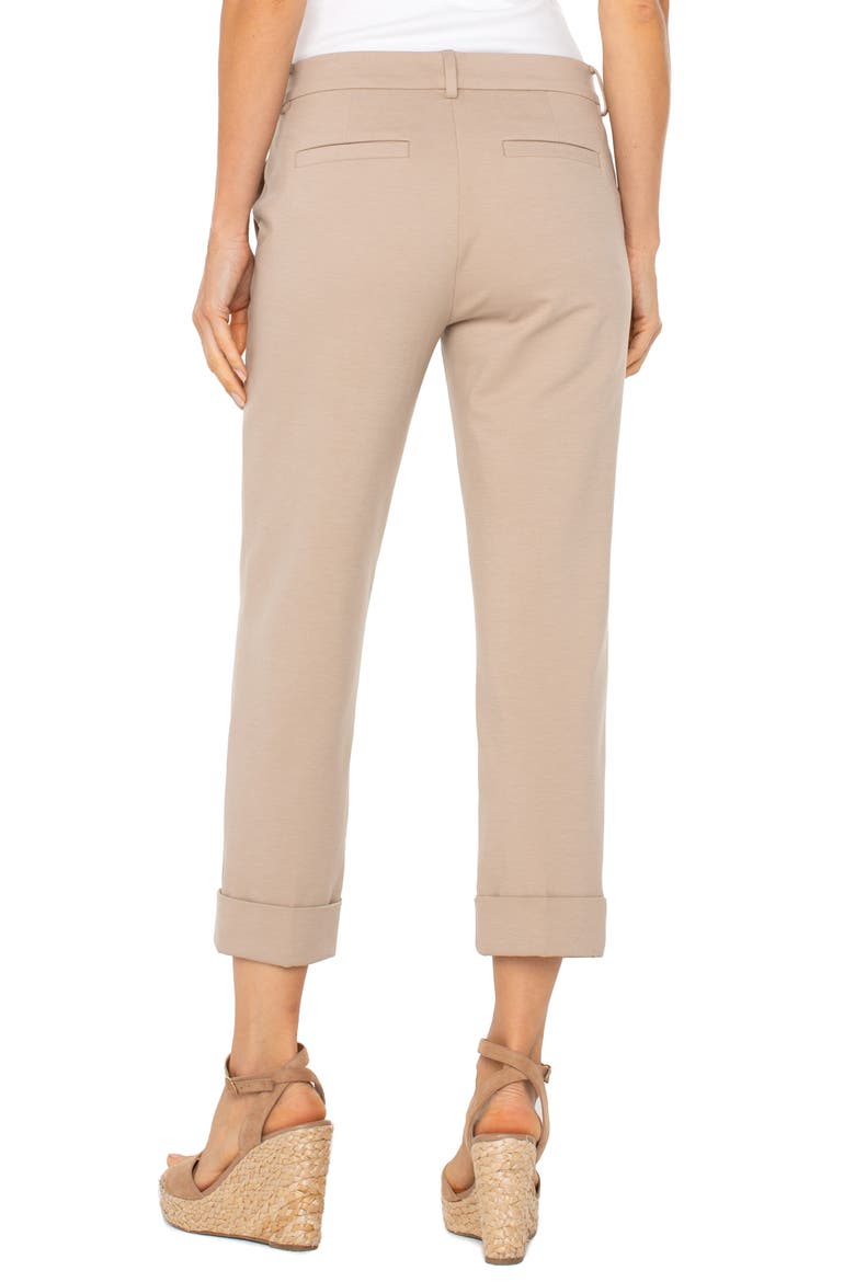Kelsey Crop Tapered Pants, Alternate, color, BISCUIT TAN