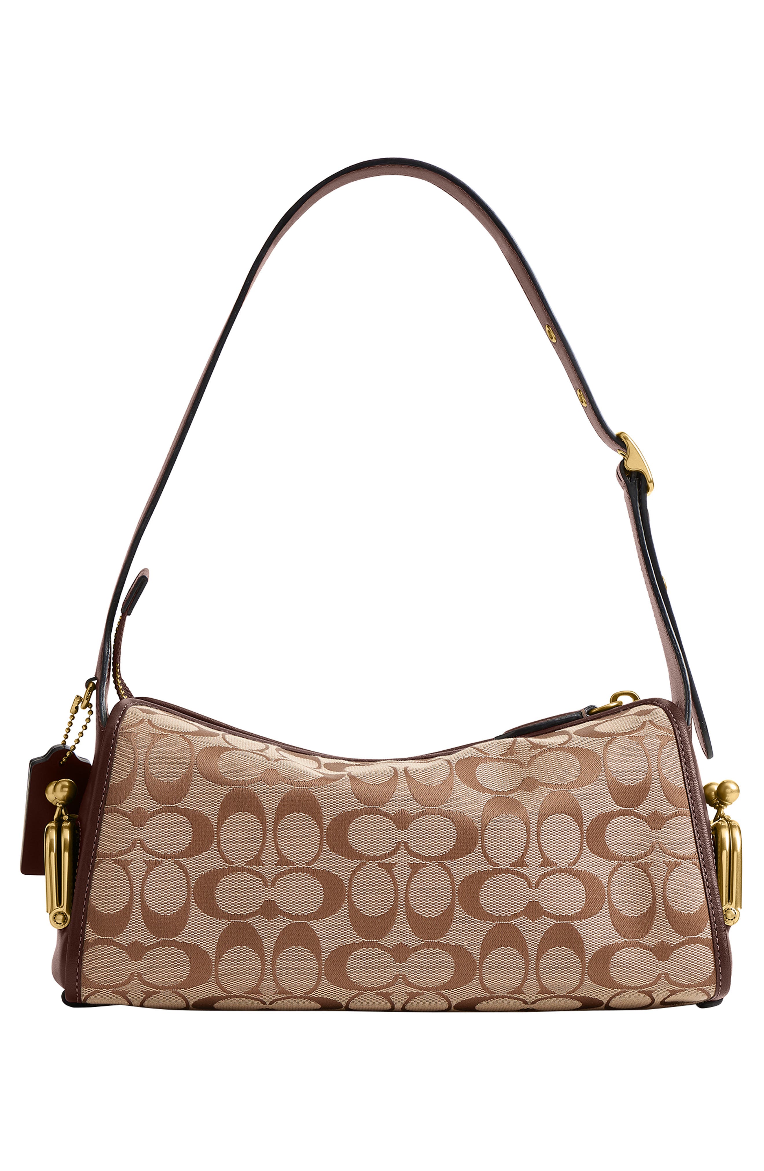 The Coach Originals Turnlock Haversack Bag 27 in Signature Jacquard, Alternate, color, B4/ KHAKI MAPLE