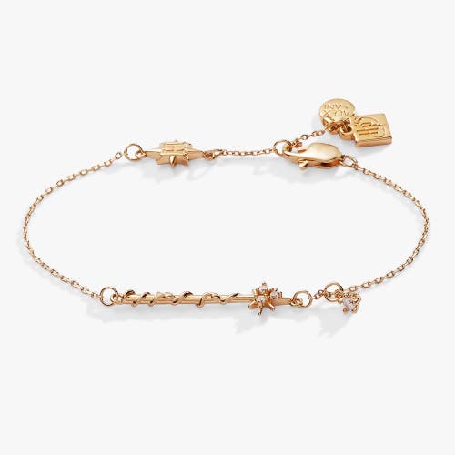 Alex And Ani Harry Potter Hermione Wand Bracelet In Gold