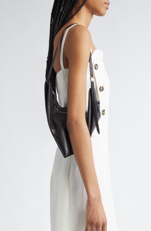 Proenza Schouler Tetra Double-zip Napa Leather Shoulder Bag In Black